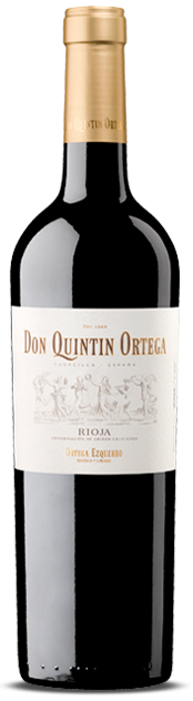 Botella de vino tinto de autor de Rioja Don Quintín de Bodegas Ortega Ezquerro